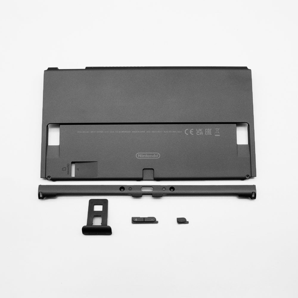 Nintendo Switch OLED Console Shell Replacement Kit Black, GameFixer