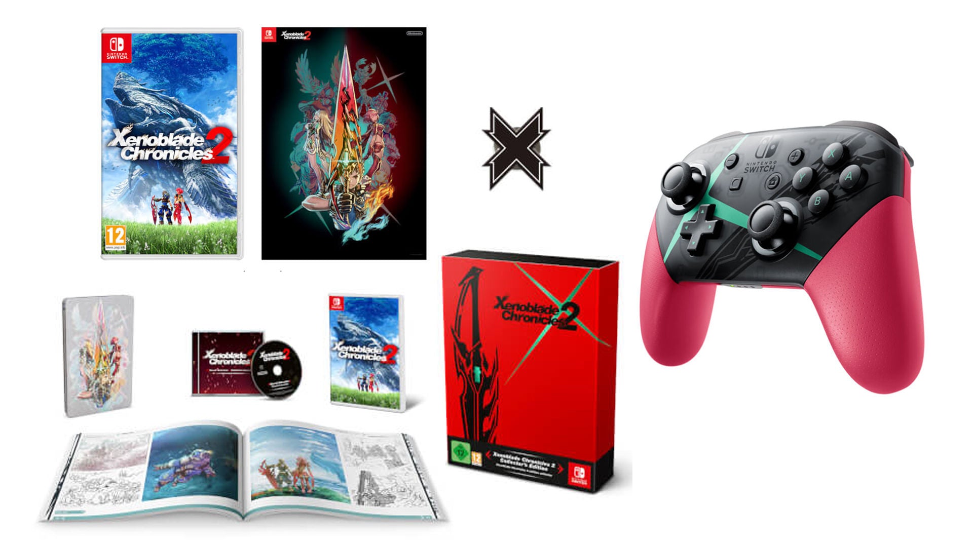 Pro Controller For Nintendo Switch, Xenoblade Chronicles 2, GameFixer